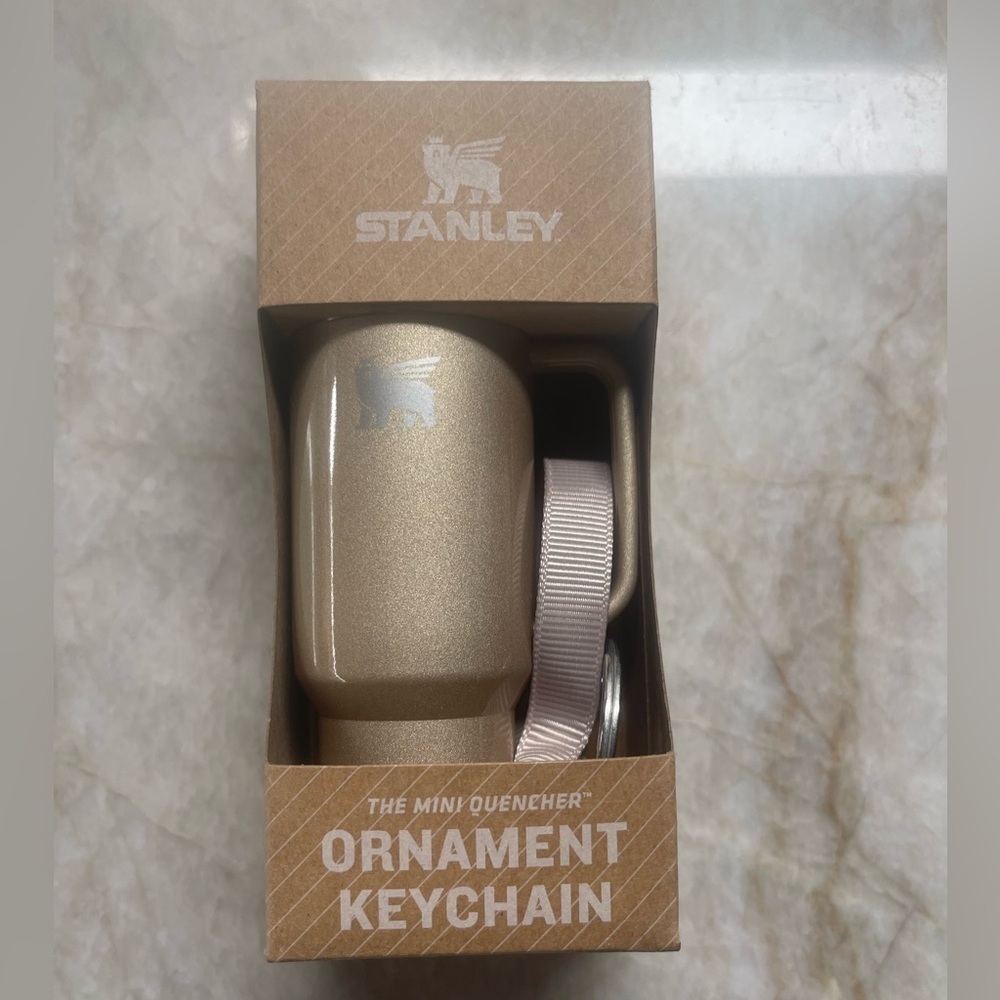 Stanley Water Bottle Keychain Christmas Tree Ornament - Honey Talks